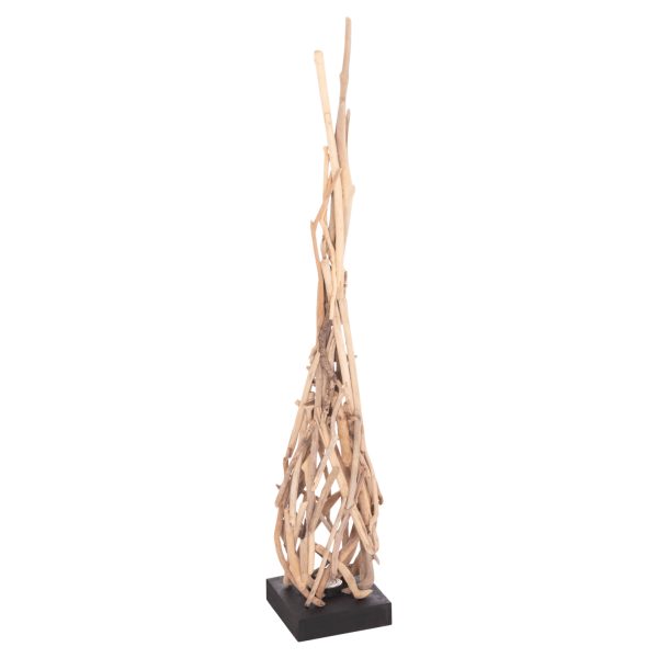 ΔΙΑΚΟΣΜΗΤΙΚΟ ΦΩΤΙΣΤΙΚΟ ΔΑΠΕΔΟΥ FLAMER HM4439 DRIFTWOOD ΣΕ ΦΥΣΙΚΟ 30x30x179Υεκ. - HM4439