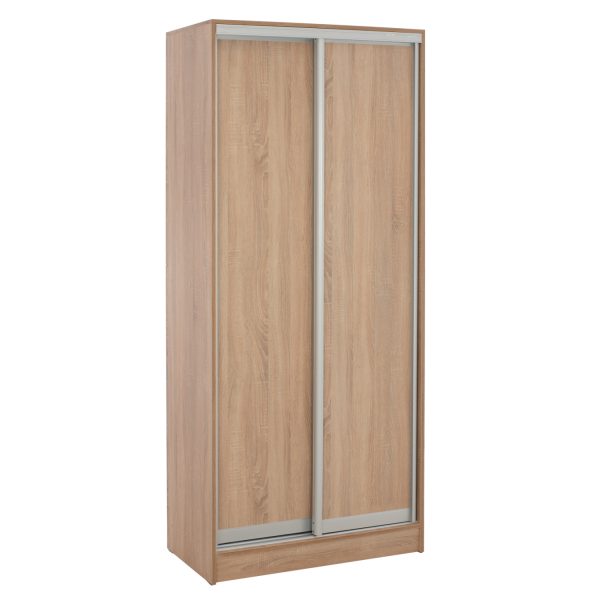 ΝΤΟΥΛΑΠΑ ΣΥΡΟΜΕΝΗ ADLER ΜΕΛΑΜΙΝΗΣ 90x45x210Yεκ. SONAMA OAK 2ΦΥΛΛΗ HM2436.01 - HM2436.01