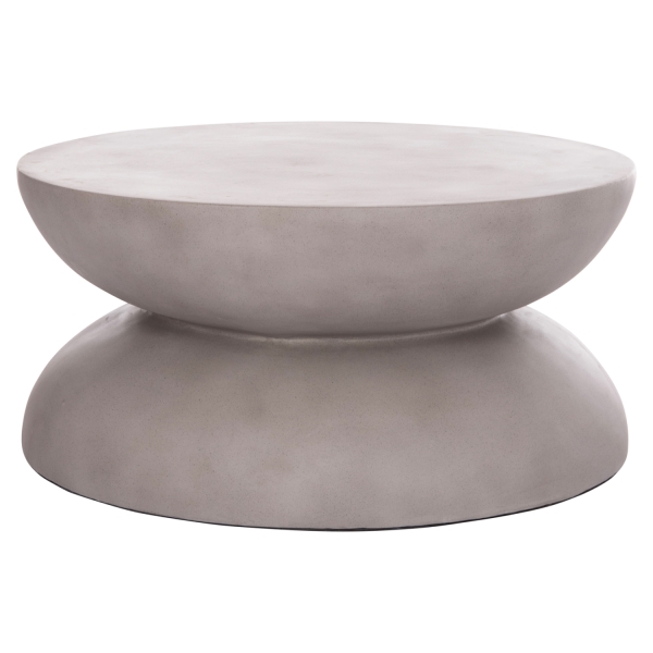 ΤΡΑΠΕΖΙ ΣΑΛΟΝΙΟΥ ANNA HM18158.03 FIBER CEMENT ΣΕ ΓΚΡΙ--Φ92x44.5Υεκ - HM18158.03