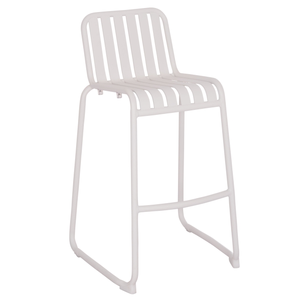 ΣΚΑΜΠΟ ΜΠΑΡ ΑΛΟΥΜΙΝΙΟΥ RACHEL HM6341.02 ΛΕΥΚΟ 47x56,5x98,5Υεκ. - HM6341.02