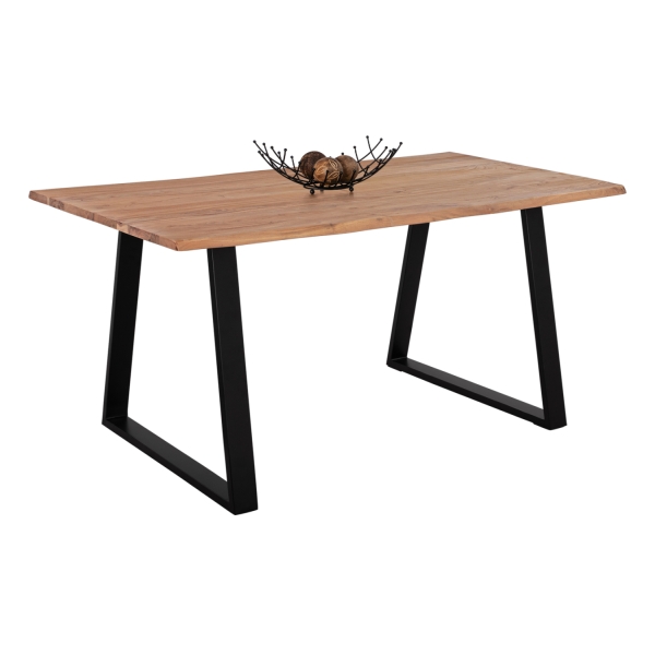 ΤΡΑΠΕΖΙ ΤΡΑΠΕΖΑΡΙΑΣ SOFIA SLIM HM8500.11 ΜΑΣΙΦ ΞΥΛΟ ΑΚΑΚΙΑΣ 160x90x76Υ εκ. - HM8500.11