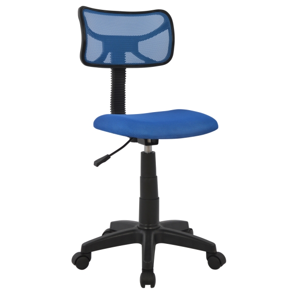 ΚΑΡΕΚΛΑ ΓΡΑΦΕΙΟΥ AKHILA HM1026.06 ΜΠΛΕ ΥΦΑΣΜΑ MESH 40,5x50,5x91,5 εκ. - HM1026.06