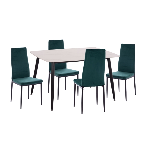ΣΕΤ ΤΡΑΠΕΖΑΡΙΑΣ 5ΤΜΧ RAVEN HM21265.01 ΚΕΡΑΜΙΚΟ TOP ΛΕΥΚΟ ΜΑΡΜΑΡΟ--ΒΕΛΟΥΔΟ ΚΥΠΑΡΙΣΣΙ - HM21265.01