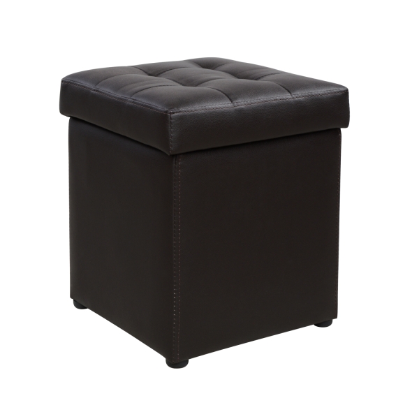 ΣΚΑΜΠΩ ΜΕ ΑΠΟΘΗΚΕΥΤΙΚΟ ΧΩΡΟ PU ΚΑΦΕ CUBE HM224.03 36,5x36,5x36Υεκ. - HM224.03